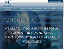 Tablet Screenshot of merchantconsultantsinc.com